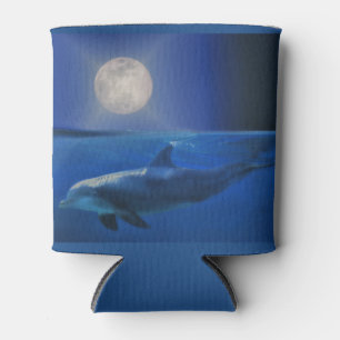 Rafraîchisseur Pour Canette Protège-boîte nautique Dauphin et Lune