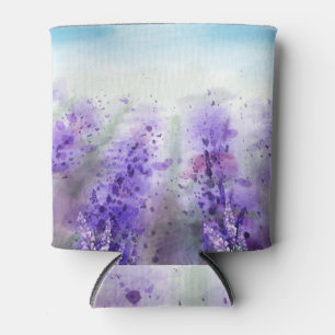 Rafraîchisseur Pour Canette Provence Lavande : Vintage aquarelle