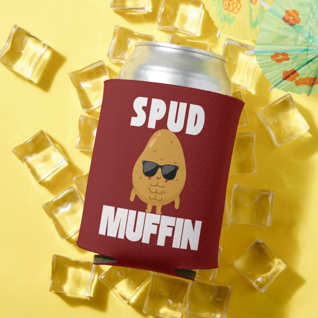 Rafraîchisseur Pour Canette Pun de pomme de terre amusant pour Muffin Pud (Été in situ)