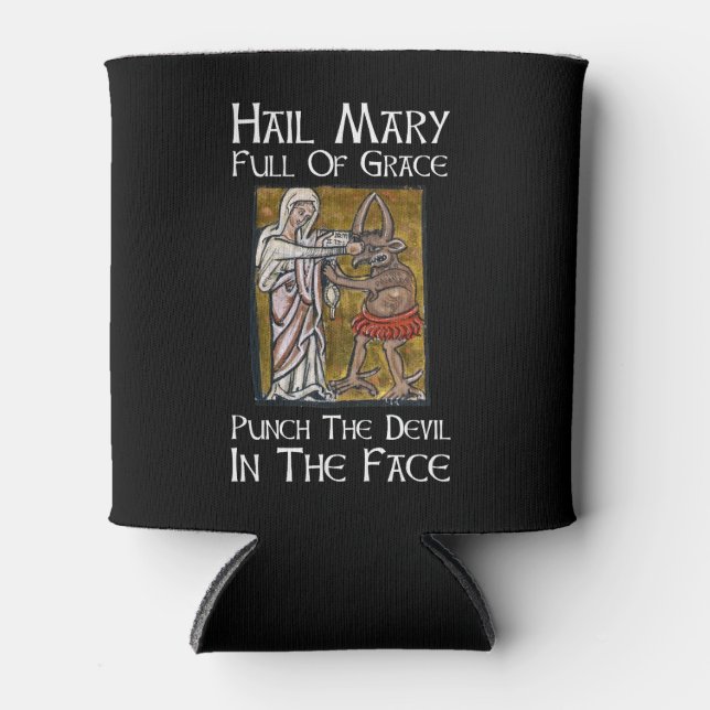 Rafraîchisseur Pour Canette Punch the Devil in the Face ! (Devant)