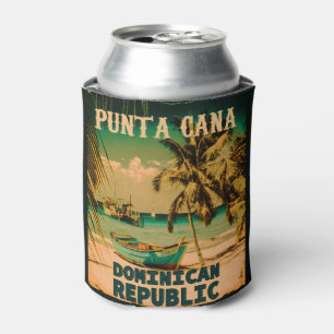 Rafraîchisseur Pour Canette Punta Cana Dominicaine - Souvenir Vintage 80s