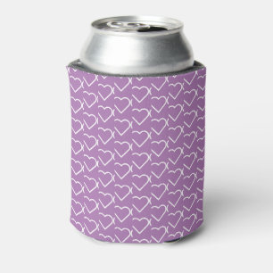Rafraîchisseur Pour Canette Purple Love - Ajoutez vos couleurs - Coeurs