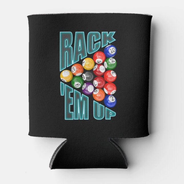 Rafraîchisseur Pour Canette Rack’em Up Billiards (Devant)