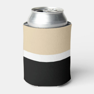 Rafraîchisseur Pour Canette Rayure Abstraite Beige Noir