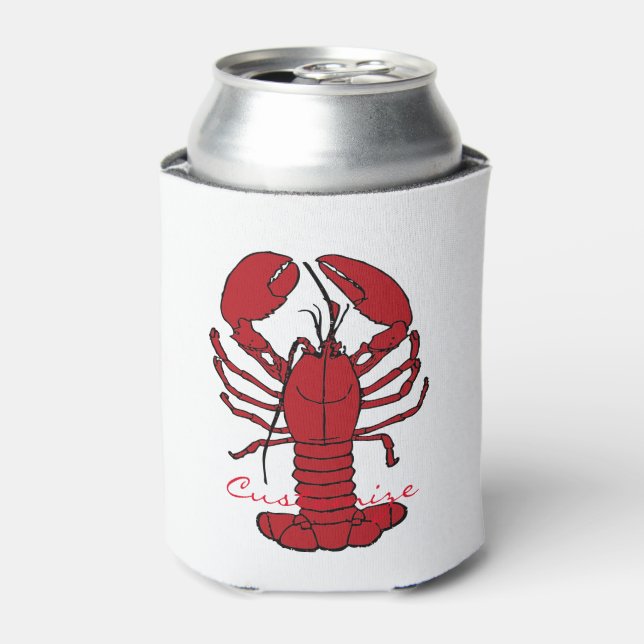 Rafraîchisseur Pour Canette Red Maine Lobster Thunder_Cove (Can devant)