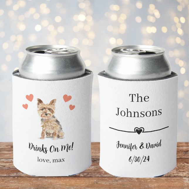 Rafraîchisseur Pour Canette Refroidisseur de boisson personnalisé pour mariage (Créateur téléchargé)