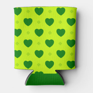 Rafraîchisseur Pour Canette Refroidisseur de boissons Shamrock Hearts