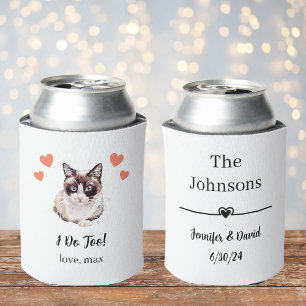 Rafraîchisseur Pour Canette Refroidisseur de canette de mariage pour chat à ne
