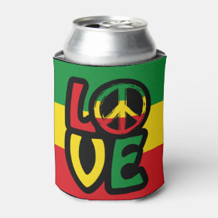 Rafraîchisseur Pour Canette Refroidisseur de canette Love Reggae