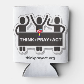 Rafraîchisseur Pour Canette Refroidisseur de canette Think+Pray+Act