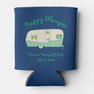 Rafraîchisseur Pour Canette Remorque à Jambon Glamper Mint GreenVintage en con