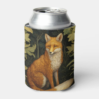 Rafraîchisseur Pour Canette Renard dans la forêt, style Art nouveau