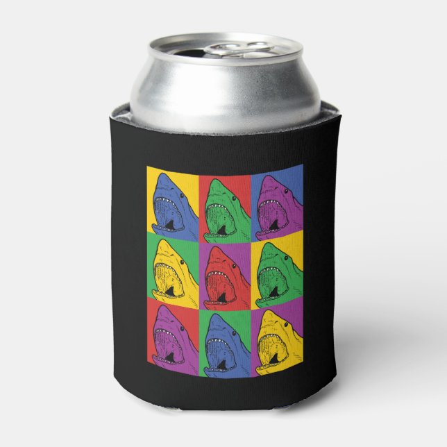 Rafraîchisseur Pour Canette Requin Pop Art (Can devant)