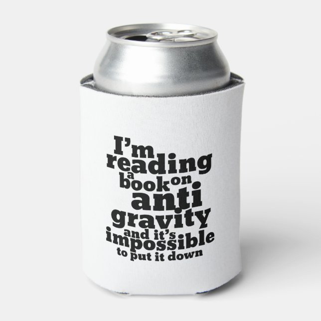 Rafraîchisseur Pour Canette Réserver sur Anti Gravity Funky Science Geek Puns (Can devant)