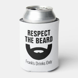Rafraîchisseur Pour Canette Respectez la barbe drôle peut un cadeau plus cool