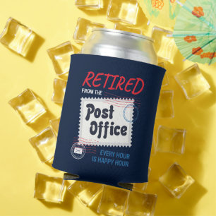 Rafraîchisseur Pour Canette Retraité Mailman Postal Worker Retraite Marine Blu