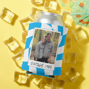 Rafraîchisseur Pour Canette Retro 40e anniversaire Vintage 1985 Checker Can Co