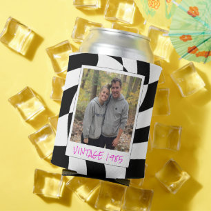 Rafraîchisseur Pour Canette Retro 40th Birthday Vintage 1985 Checker Beer