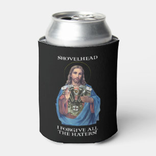 Rafraîchisseur Pour Canette Retro Jesus Shovelhead Je pardonne à tous les hain