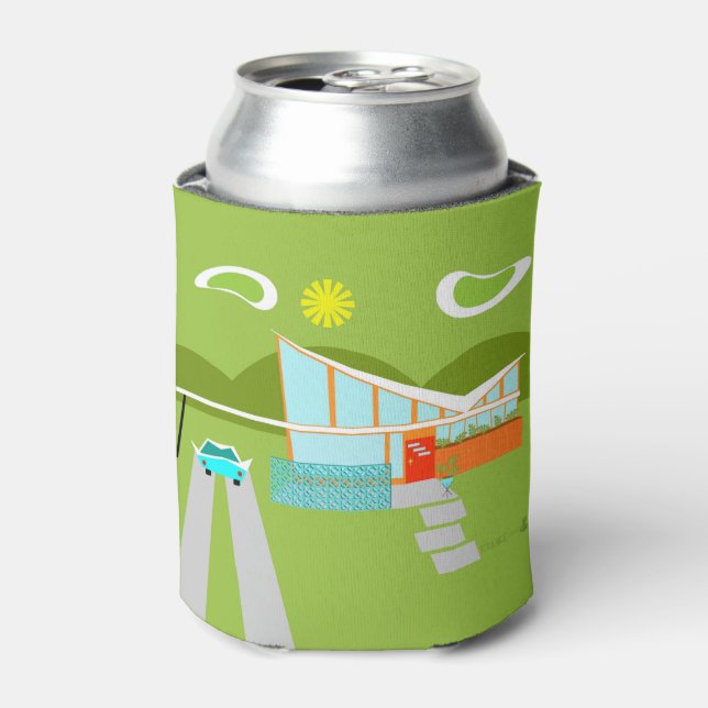 Rafraîchisseur Pour Canette Retro Palm Springs House Can Cooler (Can devant)