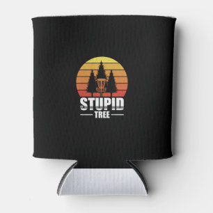 Rafraîchisseur Pour Canette Rétro Stupid Arbre Disque Golf Chemise Golf Lover 