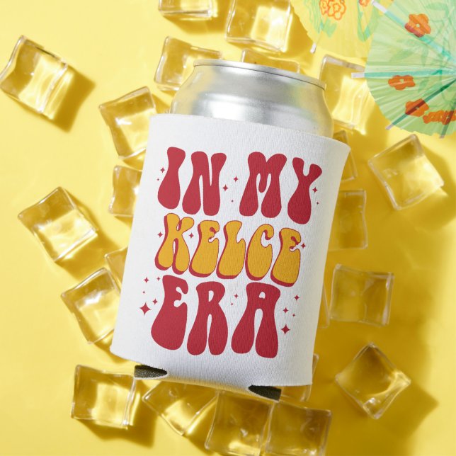 Rafraîchisseur Pour Canette Retro Super dans mon ère Kelce (Été in situ)