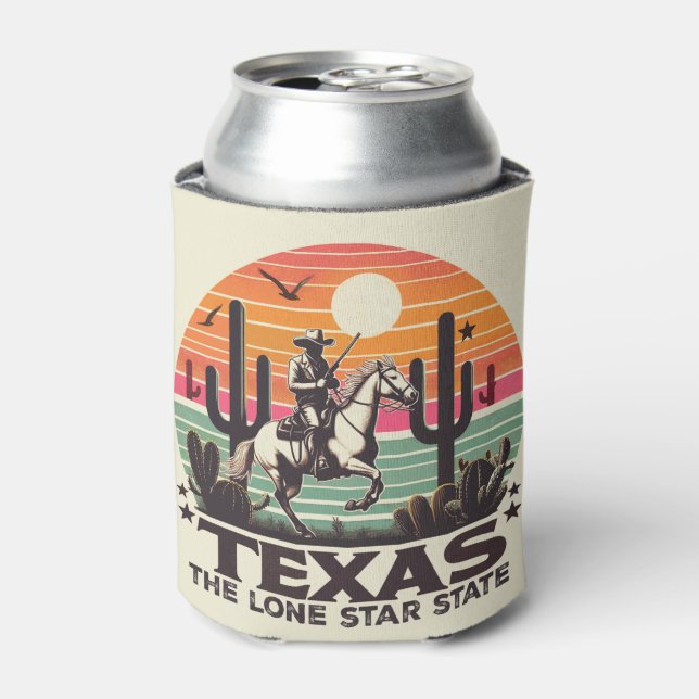 Rafraîchisseur Pour Canette Retro Texas (Can devant)