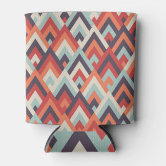 Rafraîchisseur Pour Canette Rhombus géométrique : Motif coloré Vintage.