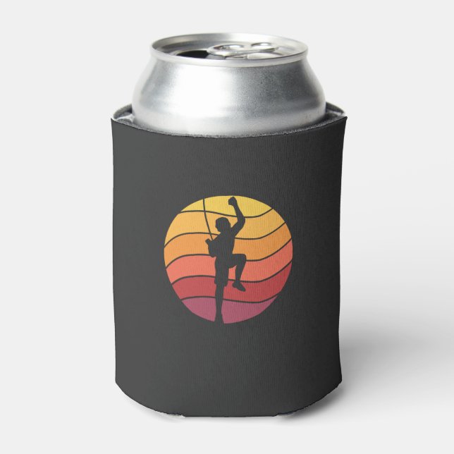 Rafraîchisseur Pour Canette Rock Escalade Climber Retro (Can devant)
