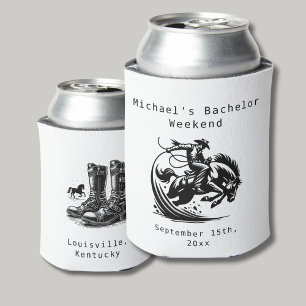 Rafraîchisseur Pour Canette Rodeo Can Cooler   Horse équitation Bachelor Party