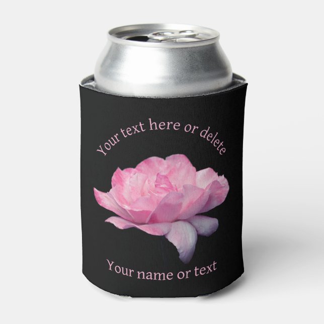 Rafraîchisseur Pour Canette Rose céleste personnalisée (Can devant)