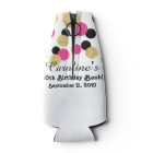 Rose Chaud Pailleté Or et Noir Confetti | 50ème