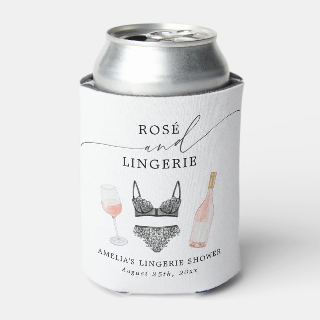 Rafraîchisseur Pour Canette Rosé et lingerie pour l'enterrement de vie de jeun (Can devant)