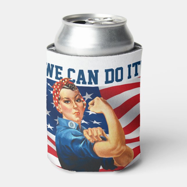 Rafraîchisseur Pour Canette Rosie le Riveter - Nous pouvons le faire! (Can devant)