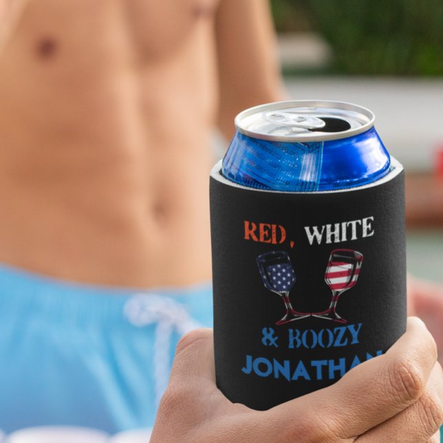 Rafraîchisseur Pour Canette Rouge Blanc Bleu Boire 4 juillet (Créateur téléchargé)