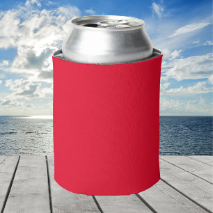 Rafraîchisseur Pour Canette Rouge Cadmium Couleur Uni