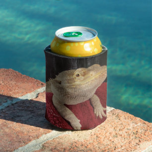 Rafraîchisseur Pour Canette Rouge Noir Tan Lil' Murph Drôle Mignonne Dragon Po