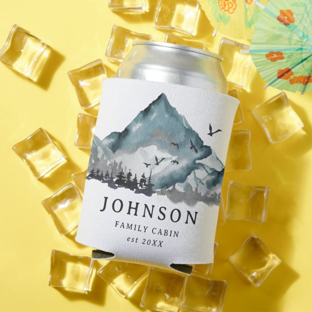 Rafraîchisseur Pour Canette Russe Famille Cabine Mountain Pine Tree Forêt (Été in situ)