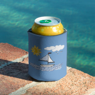 Rafraîchisseur Pour Canette Sailing Sailboat Summer Days