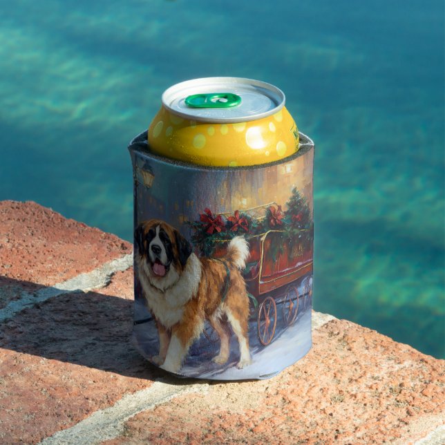 Rafraîchisseur Pour Canette Saint Bernard Christmas Festive (Piscine in situ)