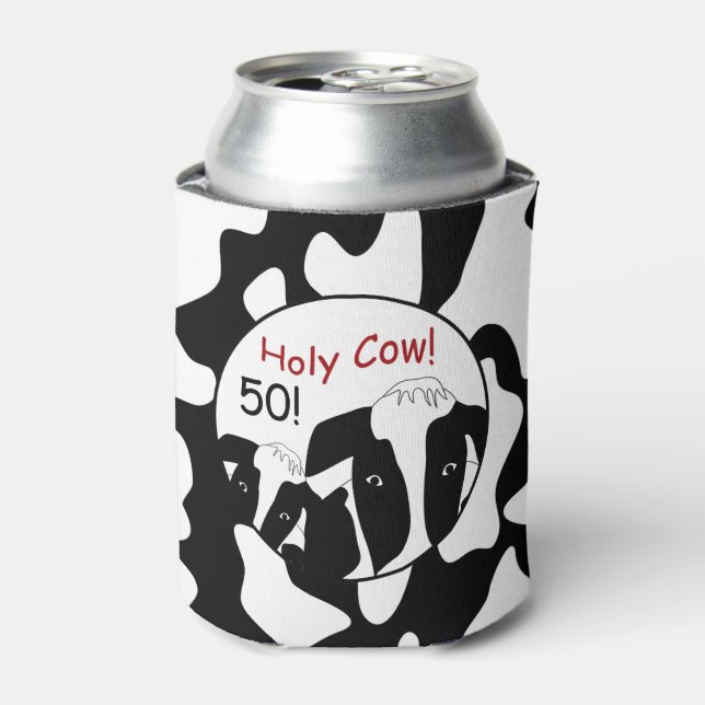 Rafraîchisseur Pour Canette Saint-Vache Anniversaire Personnalisé (Can devant)