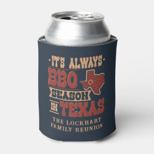 Rafraîchisseur Pour Canette Saison toujours BBQ au Texas Family Reunion person
