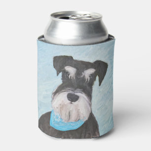 Rafraîchisseur Pour Canette Schnauzer (Miniature) Peinture - Chien original mi