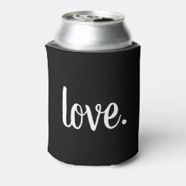 Rafraîchisseur Pour Canette script chic LOVE. |