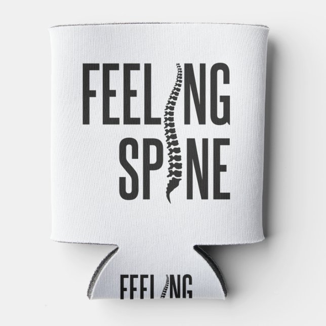 Rafraîchisseur Pour Canette Sentiment Spine Funny Chiropractor Équipe chiropra (Devant)