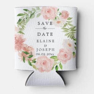 Rafraîchisseur Pour Canette Serre Florale Rustique Enregistrer La Date Photo
