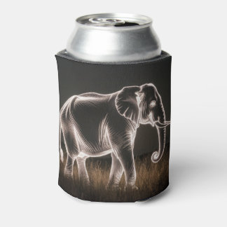 Rafraîchisseur Pour Canette Silhouette d'éléphant lumineux