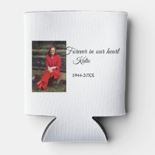 Rafraîchisseur Pour Canette simple Ajouter votre photo texte mémorial gardien