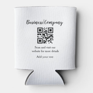 Rafraîchisseur Pour Canette Simple entreprise site web code barre QR ajouter n