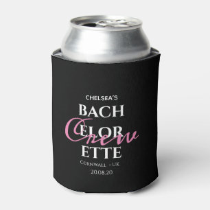 Rafraîchisseur Pour Canette Simple été Black Rose Bachelorette Crew Party